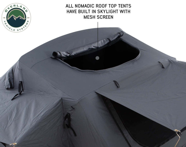 18149936 OVS Nomadic 2 - Dark Gray Soft Shell Roof Top Tent