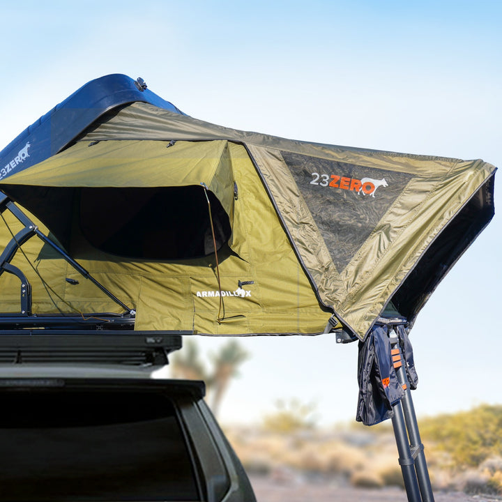 23 Zero Armadillo® X2 - Side Opening Hard Shell Roof Top Tent