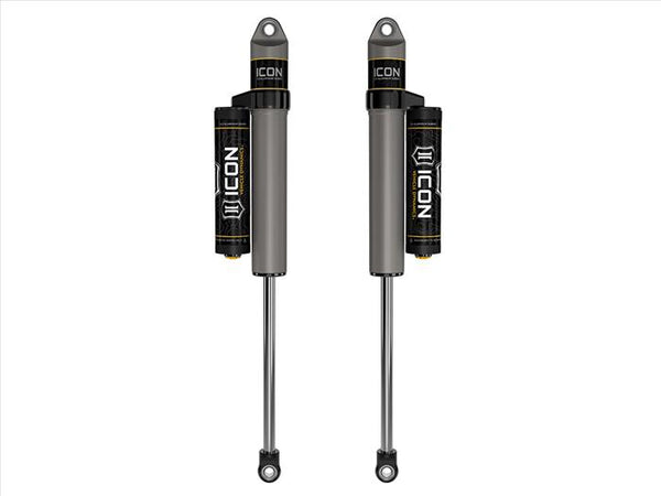 ICON 1999-2024 Ford F-250/F-350 Super Duty, 3-6” Lift, Rear, V.S. 2.5 Aluminum Series Shock Absorbers, Piggyback Reservoir, Pair