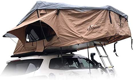 Campoint 2-3 Person Sunroof Rooftop Tent with Skyline Rainfly and Ladder