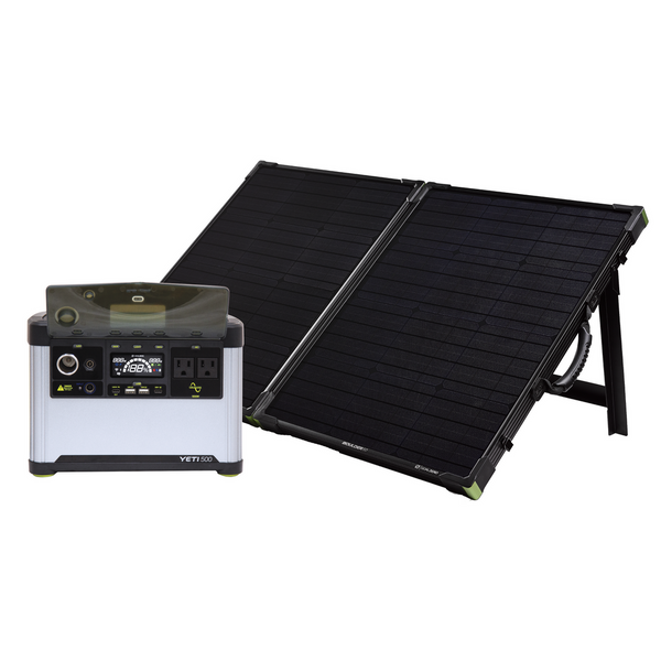 Yeti500 + Boulder100 BC Solar Generator