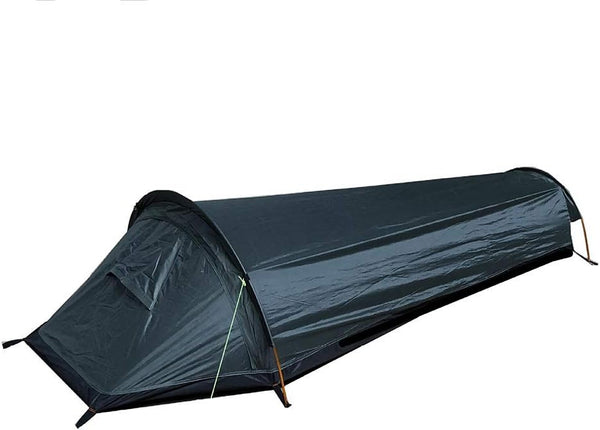 Denpetec Ultralight Single Person Waterproof Bivvy Bag Tent with Wind Rope, Pegs &amp; Outer Bag