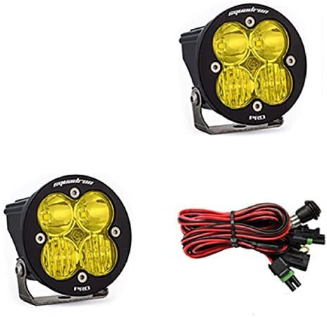 Baja Designs Squadron-R Pro Black LED Auxiliary Light Pod Pair - Universal