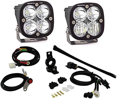 Baja Designs Universal Adventure Bike Squadron Pro Auxiliary Light Kit