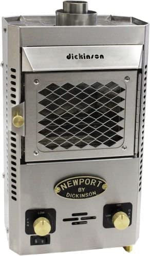 Dickinson Newport P9000 Stainless Steel Propane Fireplace