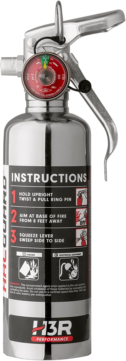 HalGuard Clean Agent Car Fire Extinguisher - 1.4 lb.