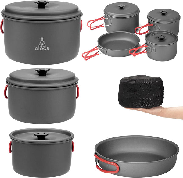 Alocs Compact Lightweight Durable Camping Cookware