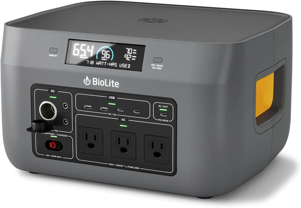 BioLite BaseCharge 1500 - 1521 Wh Rechargeable Lithium Ion Power Station