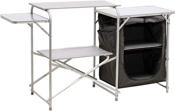 Mountain Summit Gear Weather-Resistant Aluminum Deluxe Roll Top Kitchen