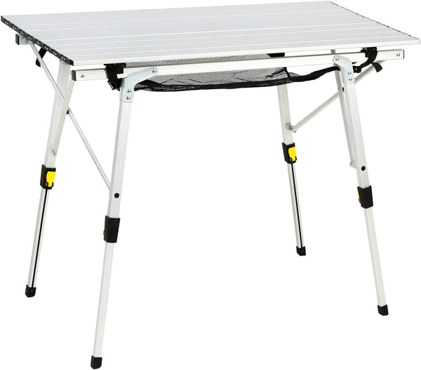 Portal Foldable Aluminum Picnic Camping Table with Adjustable Height