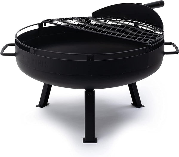 Barebones Stainless Steel Cowboy Fire Pit Grill - 23"