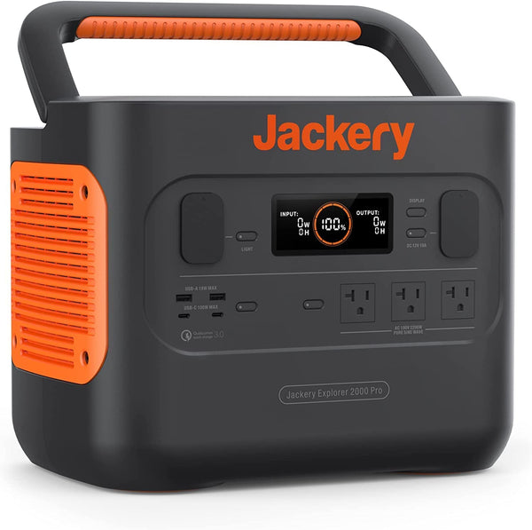 Jackery Explorer 2000 PRO Portable Power Station - 2160Wh in capacity