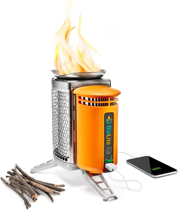 BioLite CampStove 1 Wood Burning and USB Charging Camping Stove