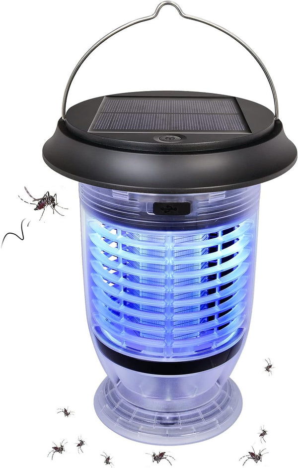 AiMoxa Light-Controlled Induction Self-Cleaning Solar Bug Zapper