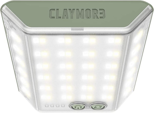 Claymore [3 Face Mini] Rechargeable Surface are Light, Ultra-Lightweight, Three Side Wide Coverage Portable Outdoor Lantern and