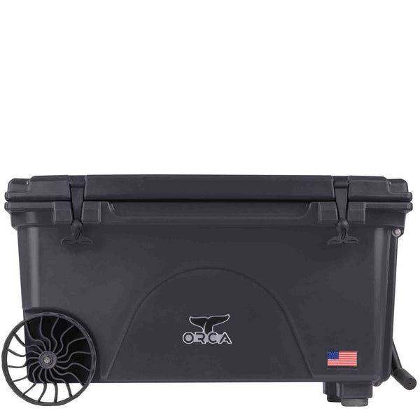 65 Quart Wheeled Cooler Charcoal