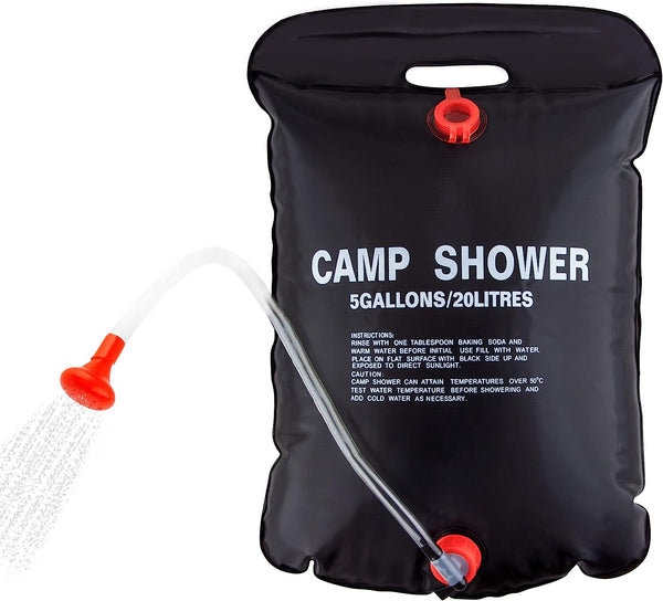 Cartman Portable Solar Camping Shower Bag - 5 Gallons