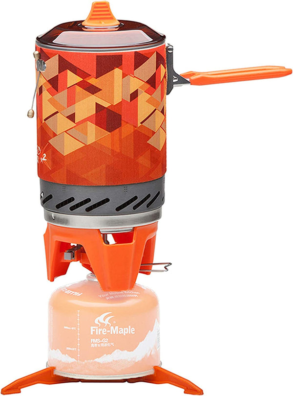 Fire-Maple Fixed Star X2 Backpacking and Camping Stove System Outdoor Propane Camp Cooking Gear Portable Pot Jet Burner Set