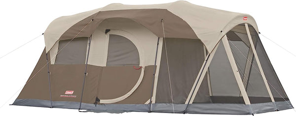 Coleman Weatherproof WeatherMaster Camping Tent with Screened Porch, Rainfly and Carry Bag