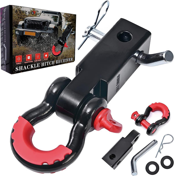 Aqtzgos Shackle Hitch Receiver &amp; Towing Hitch Lock