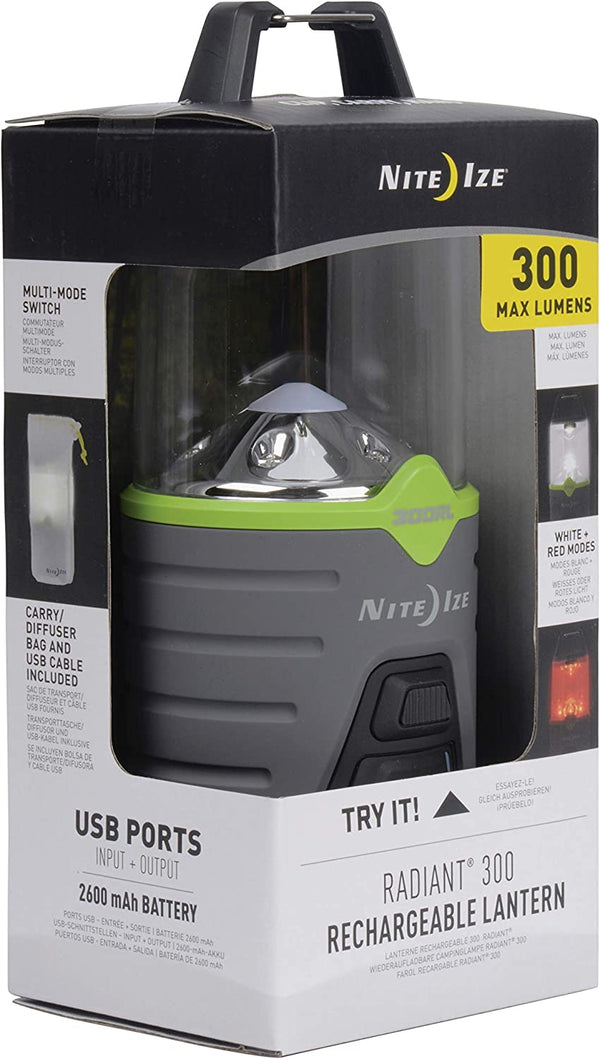 Nite Ize Rechargeable Lantern - 300 Lumen