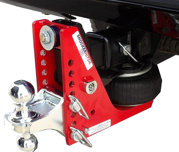 Shocker HD 20K Air Pintle Military Style Hitch with Combo Ball Mount