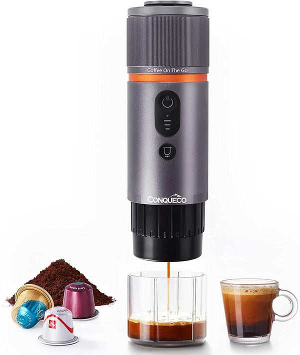 Conqueco 12v Portable Battery Powered Espresso Maker