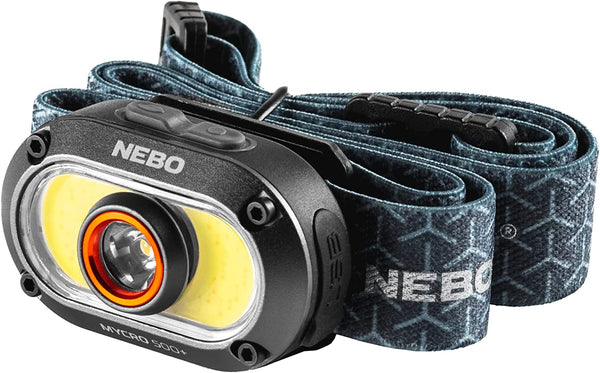 Nebo Mycro Water Resistant 500 Lumen LED USB Rechargeable Headlamp