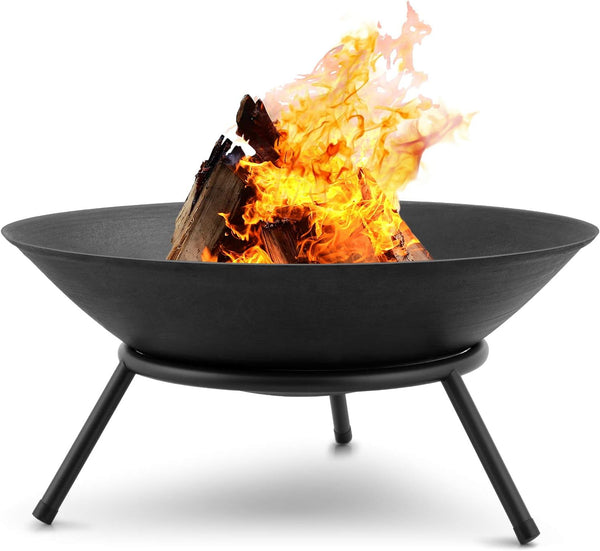 Amagabeli Extra Deep Large Round Outdoor Wood Burning Fire Piteater