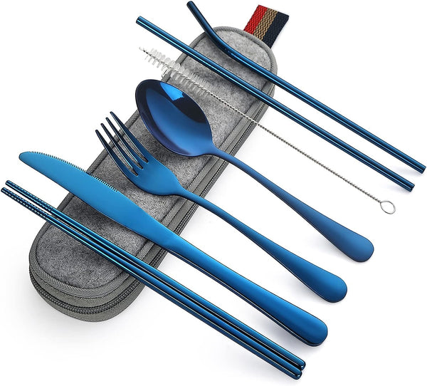 Devico Portable Utensils Travel Camping Cutlery Set