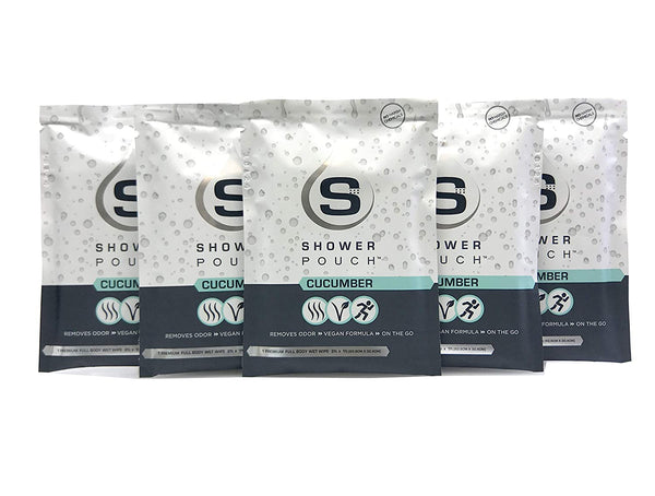 Shower Pouch Full Body Wipes - 10 Pack