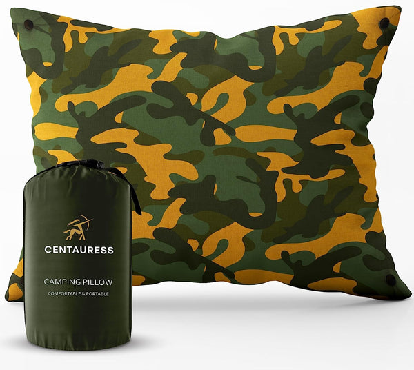 Centauress Packable Memory Foam Camping Pillow