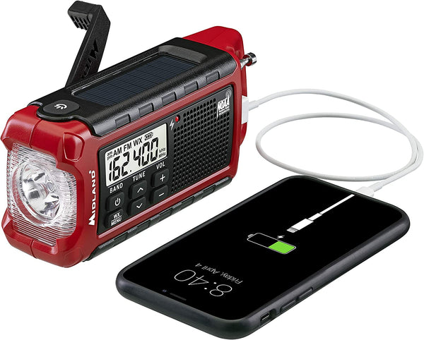 Midland ER210 E+Ready Compact Emergency Crank WX Radio