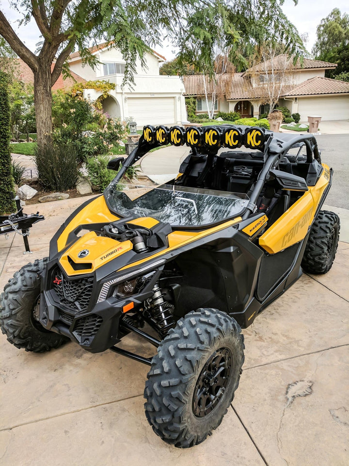 17-23 Can-Am Maverick X3 45" Curved LED Light Bar System - 140W Combo Beam - KC Gravity Pro6