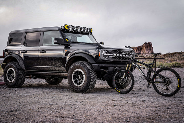 21+ Ford Bronco - 50" Curved Off Road LED Light Bar Kit - Gravity Pro6