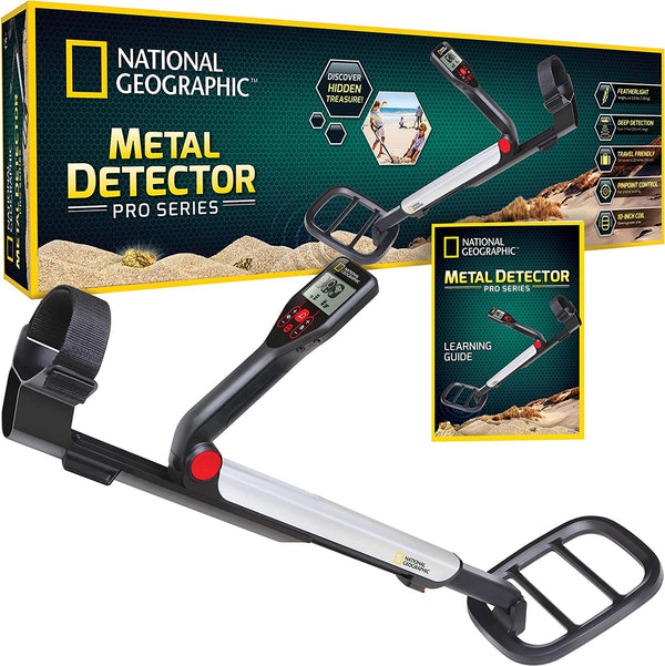 NATIONAL GEOGRAPHIC PRO Series Lightweight and Collapsible Metal Detector