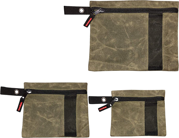 Overland Vehicle Systems Waxed Canvas Canyon Small Bags Set of 3