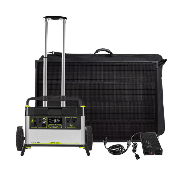 Yeti1500X + (4) Boulder100 Solar Generator