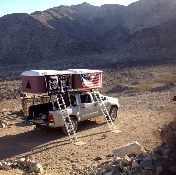 Big Foot Explorer Black Hard Shell Box Popup Roof Top Tent