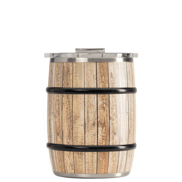 Double Barrel™ 24oz White Oak Wood Grain