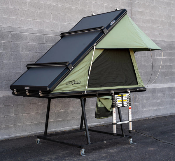 Desert Armor Ninja L - Fast Set-up Sleek Style Hard Shell Roof Top Tent