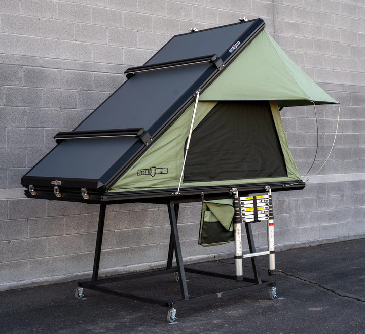 Desert Armor Ninja L - Fast Set-up Sleek Style Hard Shell Roof Top Tent