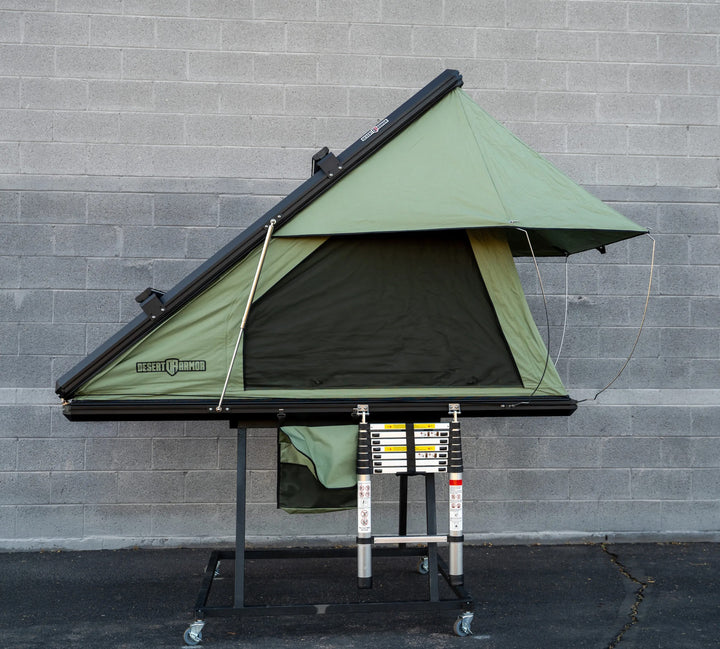 Desert Armor Ninja L - Fast Set-up Sleek Style Hard Shell Roof Top Tent