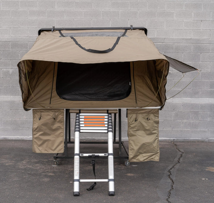 Desert Armor Tank XL - Fast Set-up Sleek Style Hard Shell Roof Top Tent