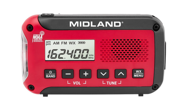 Midland ER10VP  E+READY® Compact Emergency Alert AM/FM Weather Radio