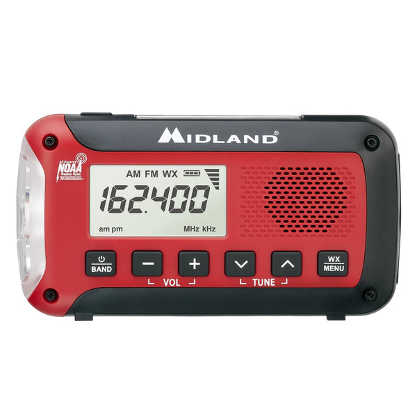 Midland ER50 E+READY® Emergency Weather Alert Crank Radio