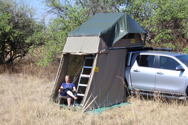 Eezi Awn Fun Large Soft Shell Roof Top Tent with Covered Entrance