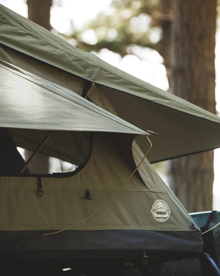 Feldon Shelter Crow's Nest - Extended - Quick Set-up Green Soft Shell Roof Top Tent