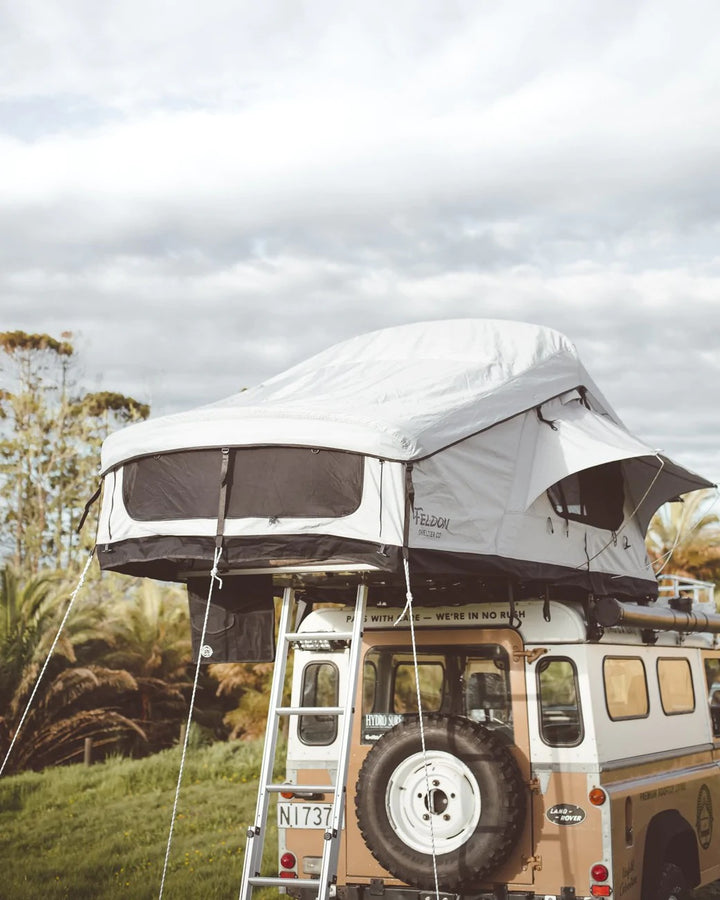 Feldon Shelter Crow's Nest - Extended - Quick Set-up Grey Soft Shell Roof Top Tent