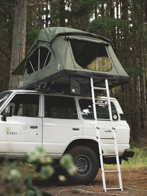 Feldon Shelter Crow's Nest - Regular - Quick Set-up Green Soft Shell Roof Top Tent